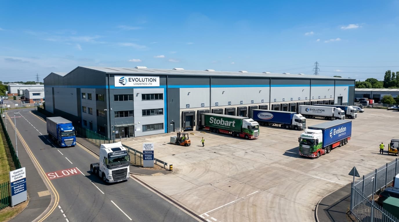 Warehouse building representing an SSAS bridging finance property acquisition